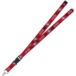 Rico Industries San Francisco 49'ers NFL Break Away Safety Lanyard with Detachable Lobster Claw End