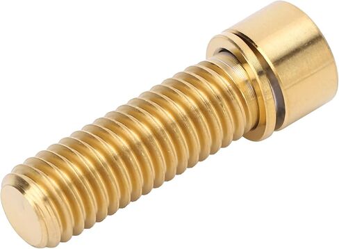6 قطع M8 x25mm برغي جذع سماعة الرأس، برغي المقود مصنوع من سبائك إكسسوارات قطع الغيار للجميع (ذهبي) in Saudi Arabia