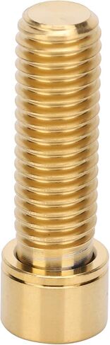 6 قطع M8 x25mm برغي جذع سماعة الرأس، برغي المقود مصنوع من سبائك إكسسوارات قطع الغيار للجميع (ذهبي) in Saudi Arabia