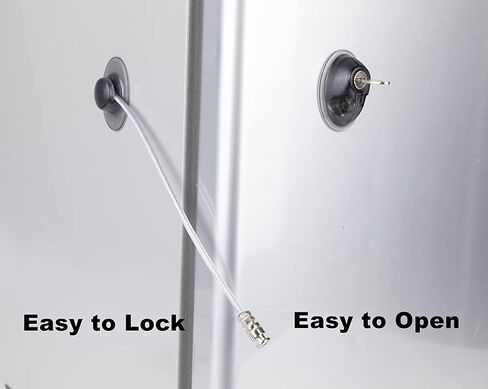 قفل الثلاجة، قفل الثلاجة، قفل أمان الطفل، قفل الباب مع لاصق قوي (1، وردي) in Kuwait