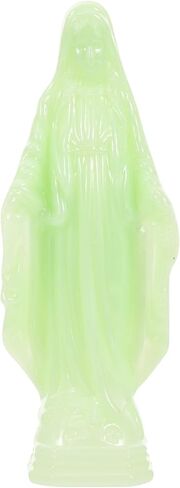 Virgin Statue, 7 Inch Catholic Virgin Figurine, Glow in The Dark Our Lady of Grace Statue Religious Sculpture for Mothers Day Decoration Home in Saudi Arabia