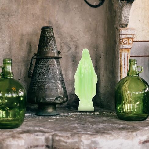 Virgin Statue, 7 Inch Catholic Virgin Figurine, Glow in The Dark Our Lady of Grace Statue Religious Sculpture for Mothers Day Decoration Home in Saudi Arabia