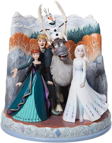 Enesco Disney Traditions من Jim Shore Frozen 2 شخصيات في المشهد، 7.3 بوصة، متعدد الألوان in Saudi Arabia