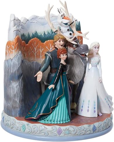 Enesco Disney Traditions من Jim Shore Frozen 2 شخصيات في المشهد، 7.3 بوصة، متعدد الألوان in Saudi Arabia