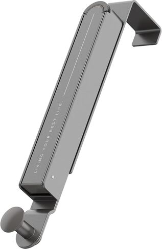 Foldable/Retractable Over The Door Drying Rack, Space Saving Behind Door Hooks for Hanging Clothes, Hats, Bags, Towels, Ideal for Travel and Easy to Carry (Gray) in Saudi Arabia