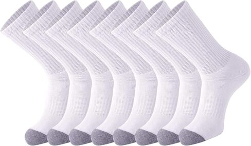Cotton All Purpose Cushion Crew Socks with Arch compression for a secure Fit in Saudi Arabia