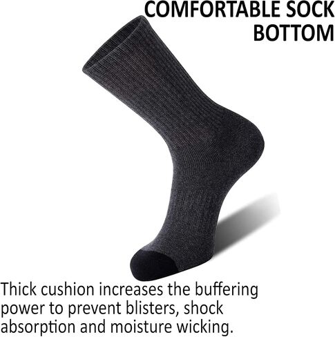 Cotton All Purpose Cushion Crew Socks with Arch compression for a secure Fit in Saudi Arabia