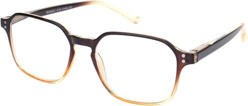 SA106 Thin Plastic Keyhole Rectangle Fashion Reading Glasses in Saudi Arabia