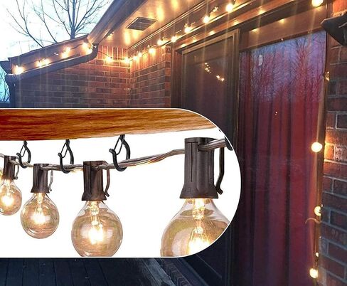 X-AT 20PCS Q-Hanger Safety Screw Hooks,Windproof Metal Hooks Screw,Ceiling Hooks Screw, Outdoor Light Hooks, for String Lights and Wire,Safety Buckle Design in Saudi Arabia