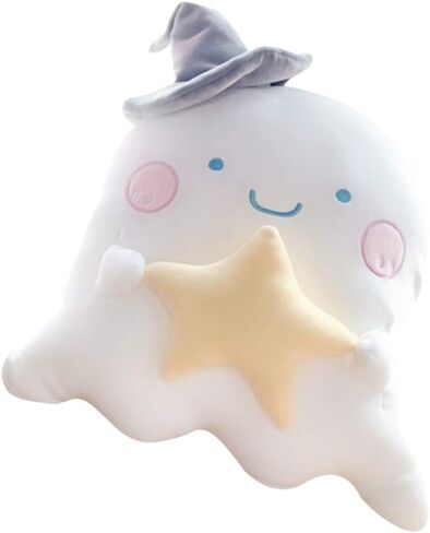 TOYANDONA Couch Pillows Sofa Pillows Stuffed Plush Pillow Ghost Shaped Pillow Adorable Sofa Cushion for Couple Home (Heart Ghost Pillow 40cm) Couch Pillows Sofa Pillows in Saudi Arabia