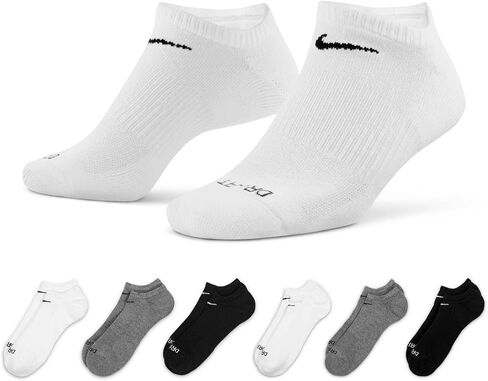 Nike Everyday Plus Cushioned No-Show Training Socks (6-Pack) in Saudi Arabia