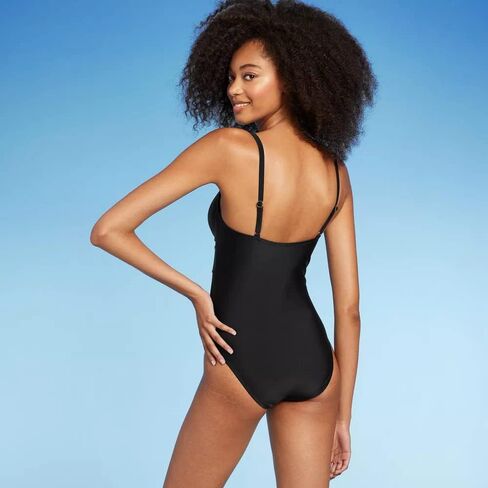 Shade & Shore Women's Mesh Front One Piece Swimsuit - in Saudi Arabia