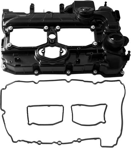 Engine Valve Cover With Gasket & Bolt Fit For BMW 2012-2018 528i 528i xDrive 328i 328i GT xDrive 320i X5 X3 X1 428i Z4 2.0L Replace# 11127588418 V208711 11127625477 11127588412 in Saudi Arabia