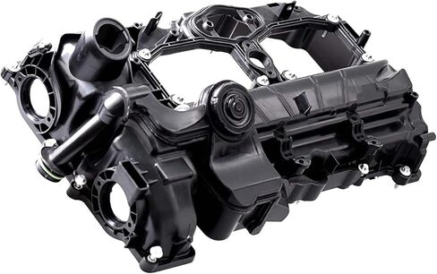 Engine Valve Cover With Gasket & Bolt Fit For BMW 2012-2018 528i 528i xDrive 328i 328i GT xDrive 320i X5 X3 X1 428i Z4 2.0L Replace# 11127588418 V208711 11127625477 11127588412 in Saudi Arabia