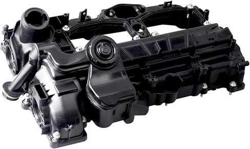 Engine Valve Cover With Gasket & Bolt Fit For BMW 2012-2018 528i 528i xDrive 328i 328i GT xDrive 320i X5 X3 X1 428i Z4 2.0L Replace# 11127588418 V208711 11127625477 11127588412 in Saudi Arabia