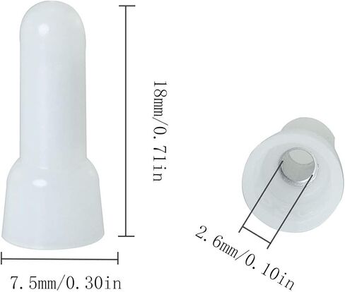 200pcs 22-18AWG Nylon Closed End Connectors Crimp Cap Wire Terminals CE1X in Saudi Arabia