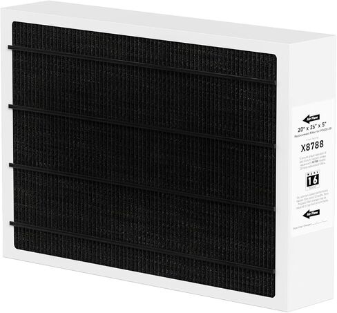 X8788 MERV 16 Furnace Filter Replacement Compatible with Lennox X8788 and Pureair PCO20-28 Cleaner, 20x26x5, Black, 1 Pack in Saudi Arabia