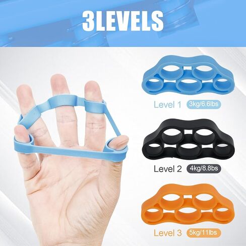 Hand Grip Strengthener Finger Exerciser Guitar Finger Exerciser Finger Strengthener Hand Exerciser Forearm Strengthener,Rock Climbing and Guitar trainer,Physical Therapy Equipment in Saudi Arabia
