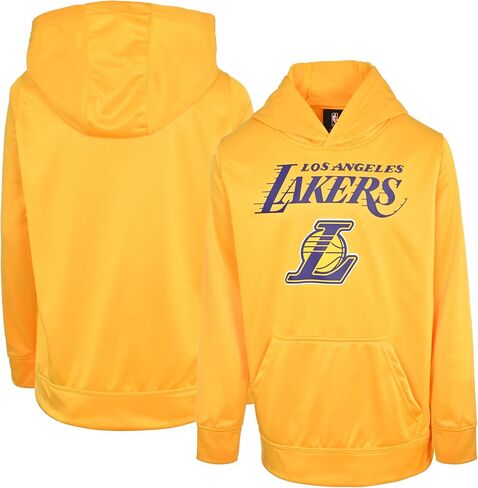 Outerstuff NBA Kids Youth 4-20 وقت اللعب الرسمي في الملعب بلوفر أداء كنزة بغطاء رأس من الصوف البلوز in Saudi Arabia