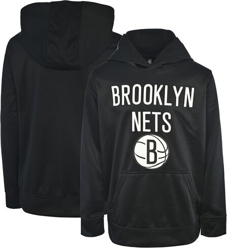 Outerstuff NBA Kids Youth 4-20 وقت اللعب الرسمي في الملعب بلوفر أداء كنزة بغطاء رأس من الصوف البلوز in Saudi Arabia