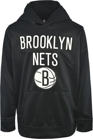 Outerstuff NBA Kids Youth 4-20 وقت اللعب الرسمي في الملعب بلوفر أداء كنزة بغطاء رأس من الصوف البلوز in Saudi Arabia