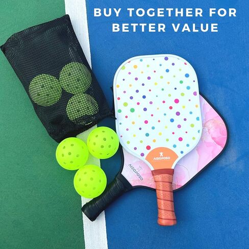 Pickleball Paddles, USAPA Approved Carbon Fiberglass Pickleball Paddle, Polypropylene Honeycomb Core Pickleball Racket Sets with Paddle Cover & Wristband, Pickleball Gifts for Beginners in Saudi Arabia