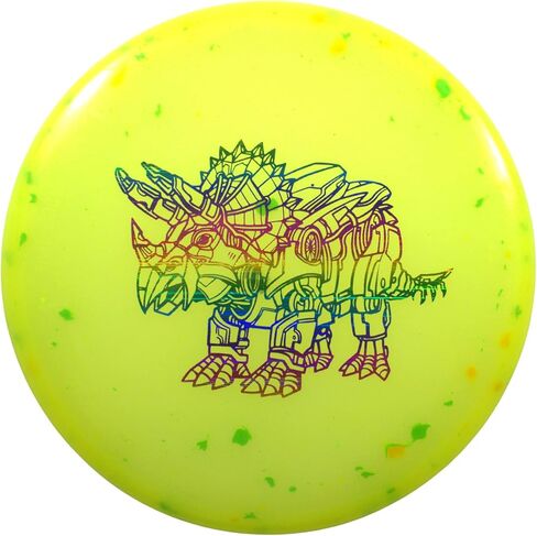 Triceratops Disc Golf Putter for Children | Dino-Bot Edition | Ultra Lightweight | Made by Dino Discs in Saudi Arabia
