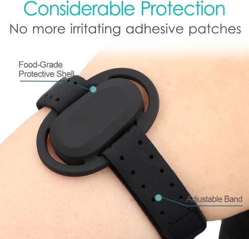 Kids Armband for Dexcom G6, Mesh Breathable Sensor Transmitter Protector Arm Leg Adjustable Band Flexible Diabetic Holder, No More Extra Irritating Adhesive Patches in Saudi Arabia