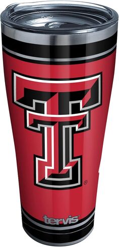 Tervis Triple Walled Texas Tech University Red Raiders Insulated Tumbler Cup Keeps Drinks Cold & Hot, 30oz - Stainless Steel, Campus in Saudi Arabia
