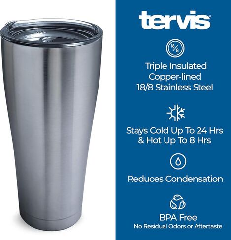 Tervis Triple Walled Texas Tech University Red Raiders Insulated Tumbler Cup Keeps Drinks Cold & Hot, 30oz - Stainless Steel, Campus in Saudi Arabia