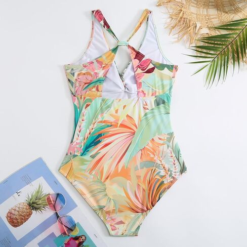Women's One-Piece Swimsuits with Beach Cover Up Retro Swimsuit for Women with Cover Up Bathing Suits for Women… in Saudi Arabia