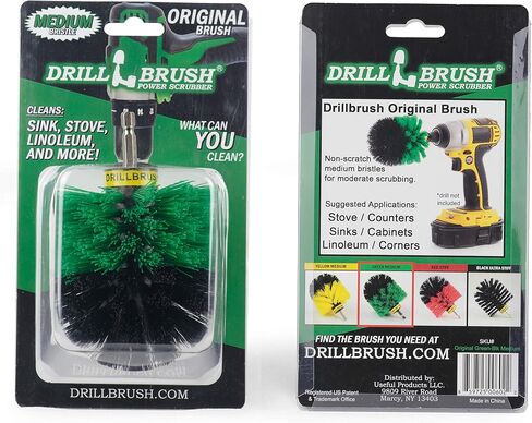 Drill Brush - Bathroom Cleaning Accessories - Shower Cleaner Brush - Scrub Brush - Bath Mat - Bathtub Brush - Sink Brush - Toilet Scrubbing Brush - Tile Flooring Cleaner - Grout Cleaner Brush for Home in Saudi Arabia