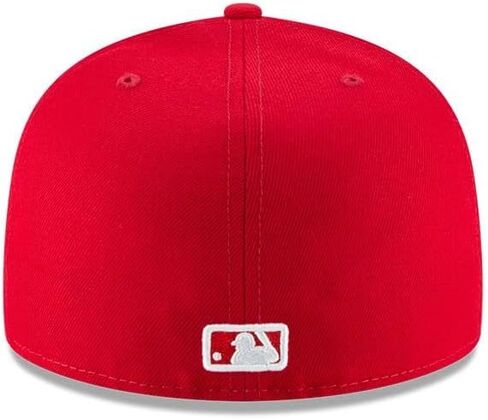 New Era 59Fifty MLB Basic Los Angeles Dodgers Scarlet Red Fitted Headwear Cap (7 1/2) in Saudi Arabia