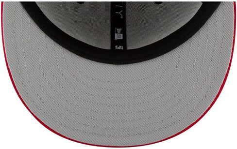 New Era 59Fifty MLB Basic Los Angeles Dodgers Scarlet Red Fitted Headwear Cap (7 1/2) in Saudi Arabia