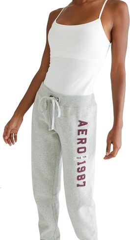 AEROPOSTALE Women's Aero Logo Cinch/Jogger Pant- Arches- 1987 in Saudi Arabia