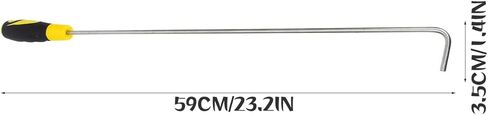 Zerodeko Manhole Cover Hook Manhole Pull Hook Llift Hooks Manhole Lifting Tools 59cm in Saudi Arabia