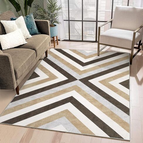 Door Mat 2x3 Washable Rug Entryway Rug Thin Rug Modern Geometric Accent Rug Soft Rug Indoor Area Rug Non Slip Carpet Kitchen Living Room Bedroom Dining Room Office,Blue in Saudi Arabia