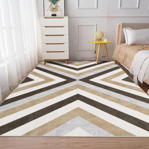 Door Mat 2x3 Washable Rug Entryway Rug Thin Rug Modern Geometric Accent Rug Soft Rug Indoor Area Rug Non Slip Carpet Kitchen Living Room Bedroom Dining Room Office,Blue in Saudi Arabia