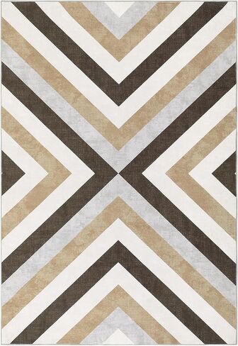 Door Mat 2x3 Washable Rug Entryway Rug Thin Rug Modern Geometric Accent Rug Soft Rug Indoor Area Rug Non Slip Carpet Kitchen Living Room Bedroom Dining Room Office,Blue in Saudi Arabia