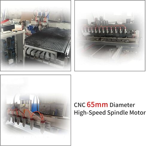 Spindle Mount CNC-Bracket Motor-Clamp - 65mm Router Engraving Milling Spindle Vise 0.8kW or 1.5kw 6pcs Screws (65mm) in Saudi Arabia