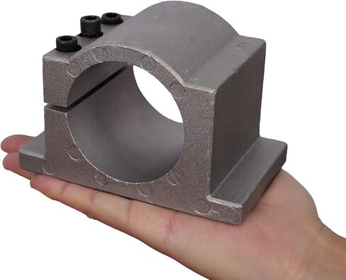 Spindle Mount CNC-Bracket Motor-Clamp - 65mm Router Engraving Milling Spindle Vise 0.8kW or 1.5kw 6pcs Screws (65mm) in Saudi Arabia