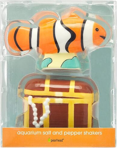 مجموعة شاكر ملح وفلفل من بيرهيد أندر ذا سي، مجموعة شيكر ملح وفلفل للأسماك والكنز، ديكور المنزل والمطبخ، مجموعة شيكر ملح وفلفل فريدة من نوعها in Kuwait