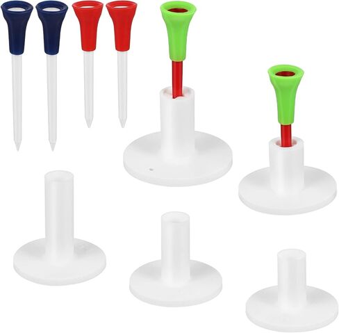 تيشيرتات جولف شتوية من كليسبيد، 11 قطعة من حاملات كرات الجولف المطاطية بارتفاعات مختلفة لسجادات ضرب الجولف والتدريب الداخلي والخارجي in Kuwait