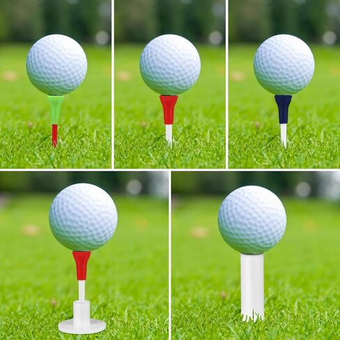 تيشيرتات جولف شتوية من كليسبيد، 11 قطعة من حاملات كرات الجولف المطاطية بارتفاعات مختلفة لسجادات ضرب الجولف والتدريب الداخلي والخارجي in Kuwait