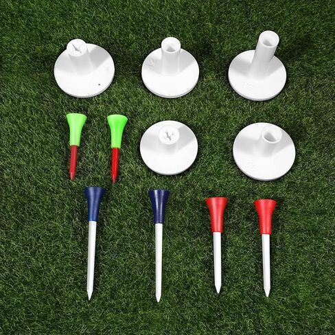 تيشيرتات جولف شتوية من كليسبيد، 11 قطعة من حاملات كرات الجولف المطاطية بارتفاعات مختلفة لسجادات ضرب الجولف والتدريب الداخلي والخارجي in Kuwait