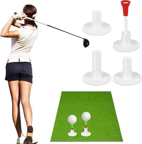 تيشيرتات جولف شتوية من كليسبيد، 11 قطعة من حاملات كرات الجولف المطاطية بارتفاعات مختلفة لسجادات ضرب الجولف والتدريب الداخلي والخارجي in Kuwait