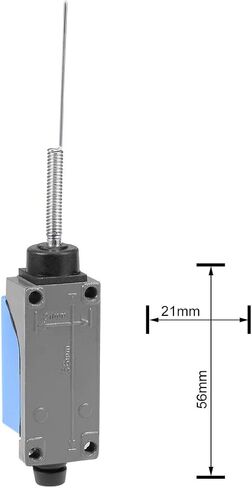 uxcell ME-8169 Cat Whisker Flexible Coil Spring Momentary Limit Switch 1NC+1NO 2Pcs for CNC Mill 3D printer Door Switch in Saudi Arabia