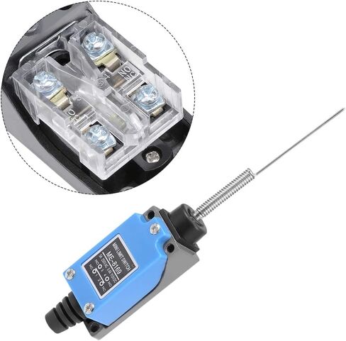 uxcell ME-8169 Cat Whisker Flexible Coil Spring Momentary Limit Switch 1NC+1NO 2Pcs for CNC Mill 3D printer Door Switch in Saudi Arabia