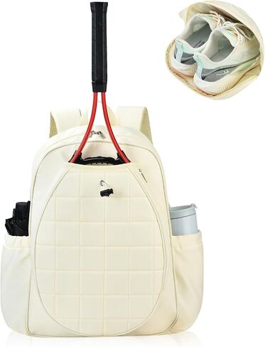 Pickleball Bag, Pickleball Bag for Women, Universal Badminton Tennis Bags Paddle Bag with Shoe Compartment/Fence Hook & Adjustable, Gym Weekender Travel Bag in Saudi Arabia