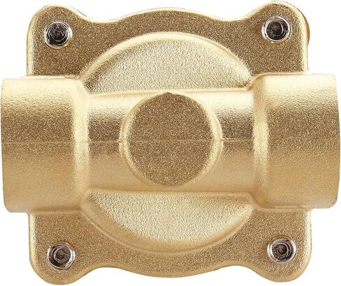 Baomain Pneumatic 1/2 Inch 12V/24V/110V/220V Normally Open 2 Way Brass Electric Solenoid Valve for Water,Air 2W-160-15K (DC 24V) in Saudi Arabia